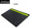 Ασύρματο, επαναφορτιζόμενο πληκτρολόγιο bluetooth με βάση για tablet και τηλέφωνα Q-812 ANDOWL